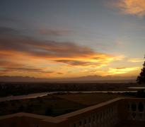 Colona Castle Sunset from balcony